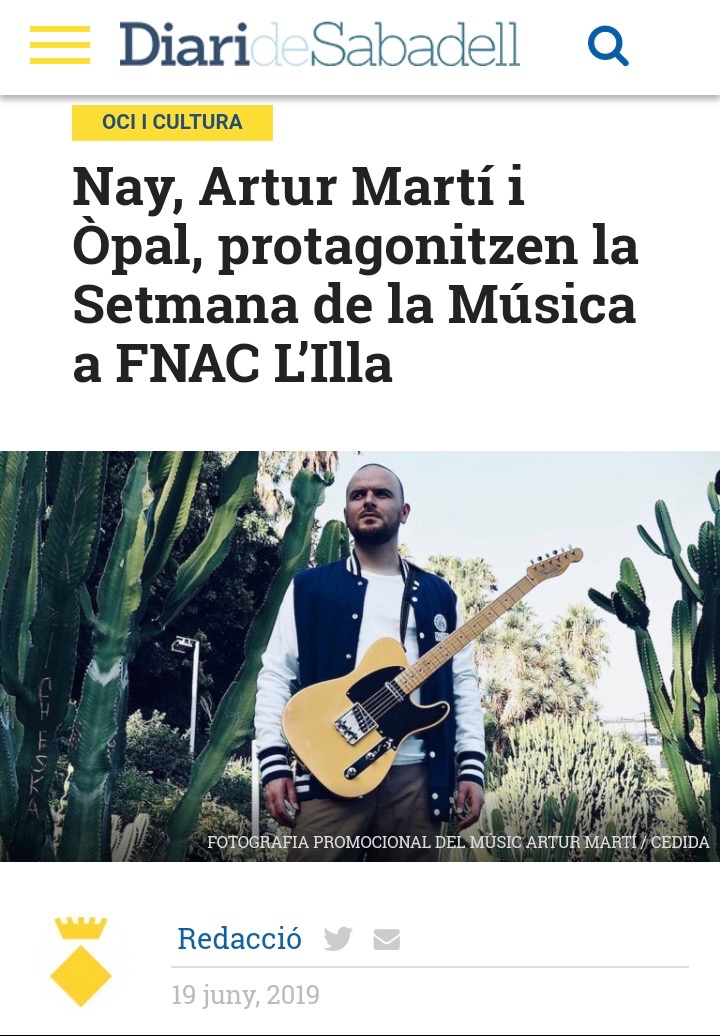 Diari de Sabadell, 2019.